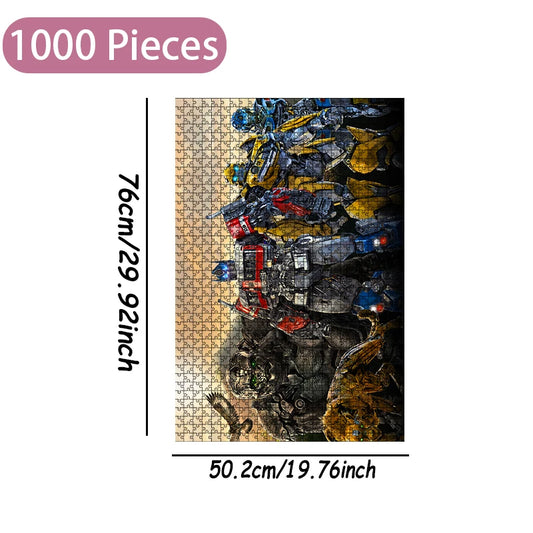 Puzzle Transformers Optimus Prime z drewna — 1000 elementów