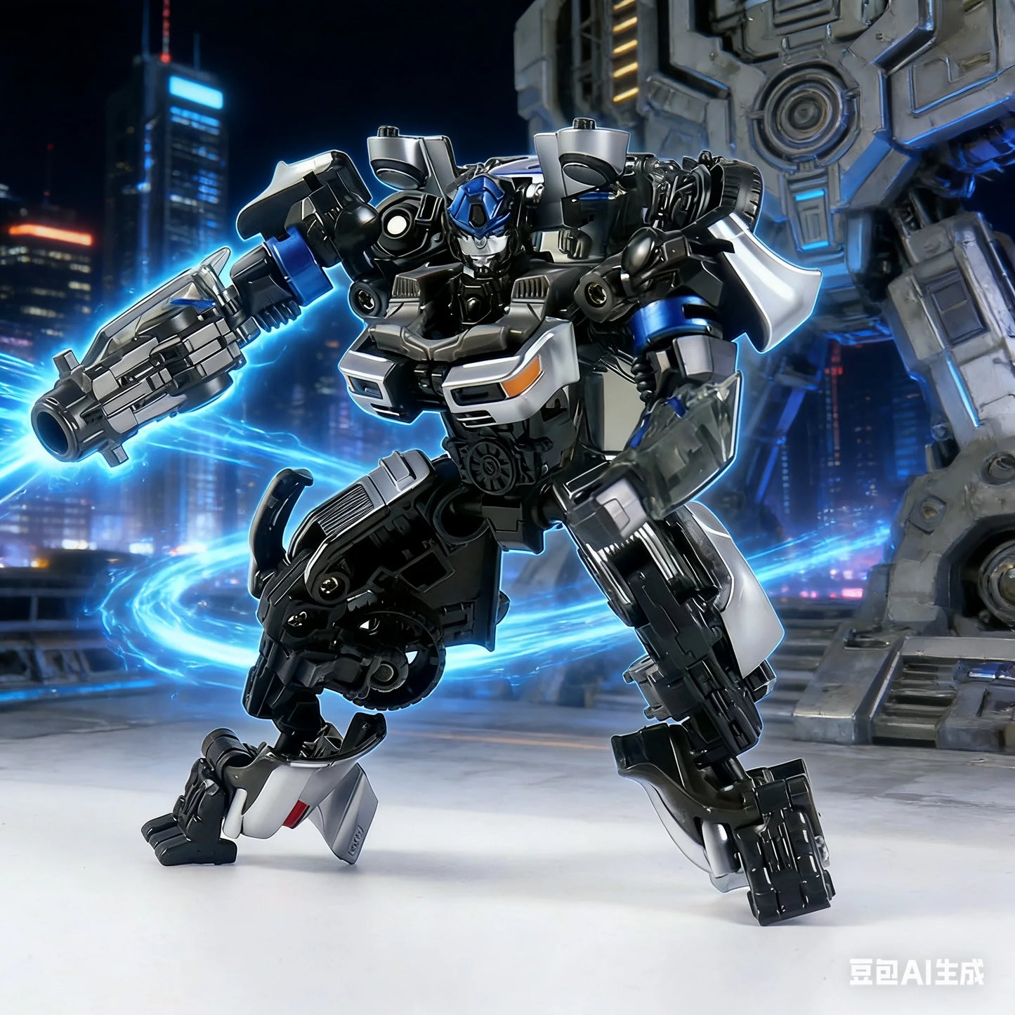 Figurka Transformers Mirage Ghost Car SS105 — srebrny CY-01 Rise of the Beasts