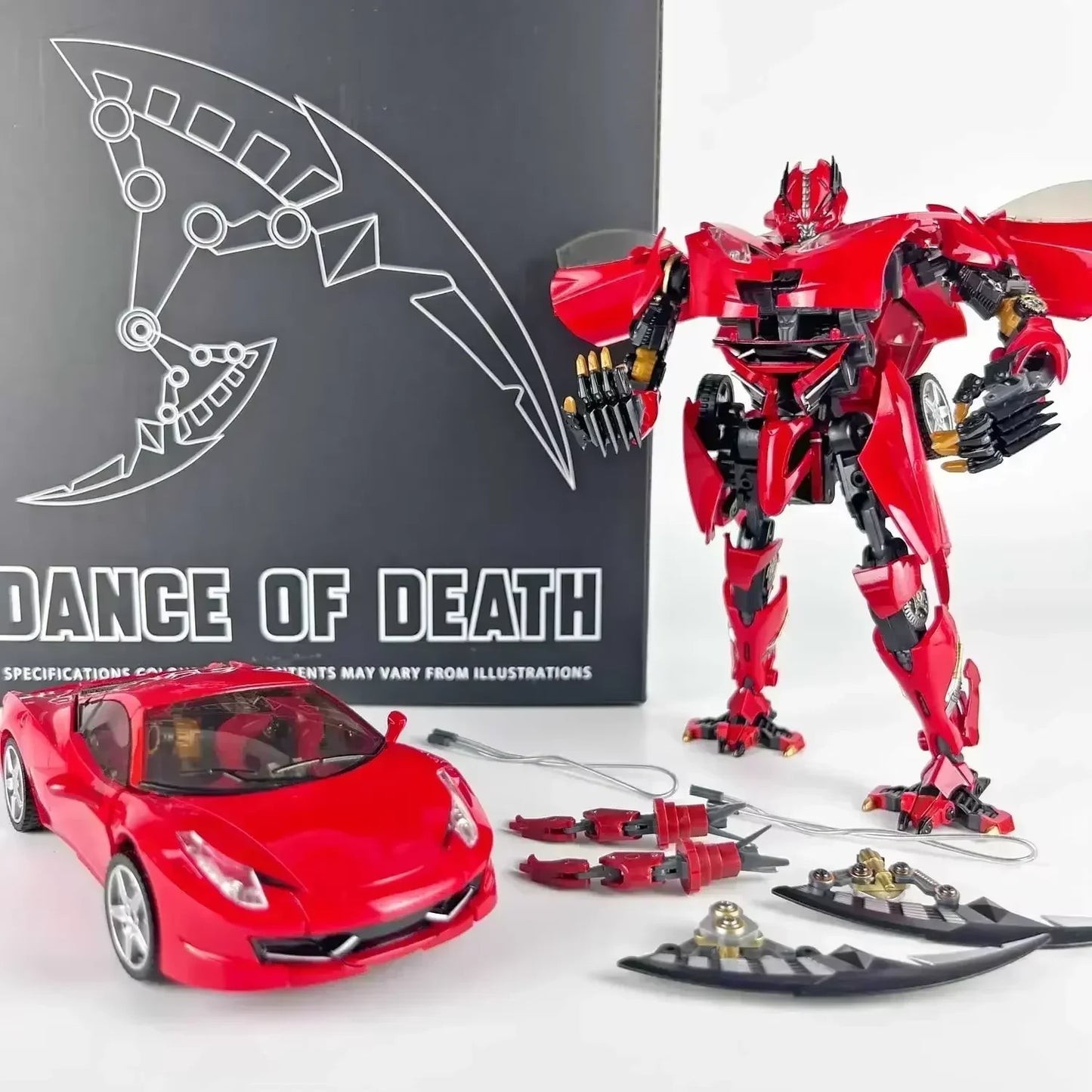 Figurka Transformers Dino BS-01 Oversized — czerwona sportowa wersja KO Dark of the Moon