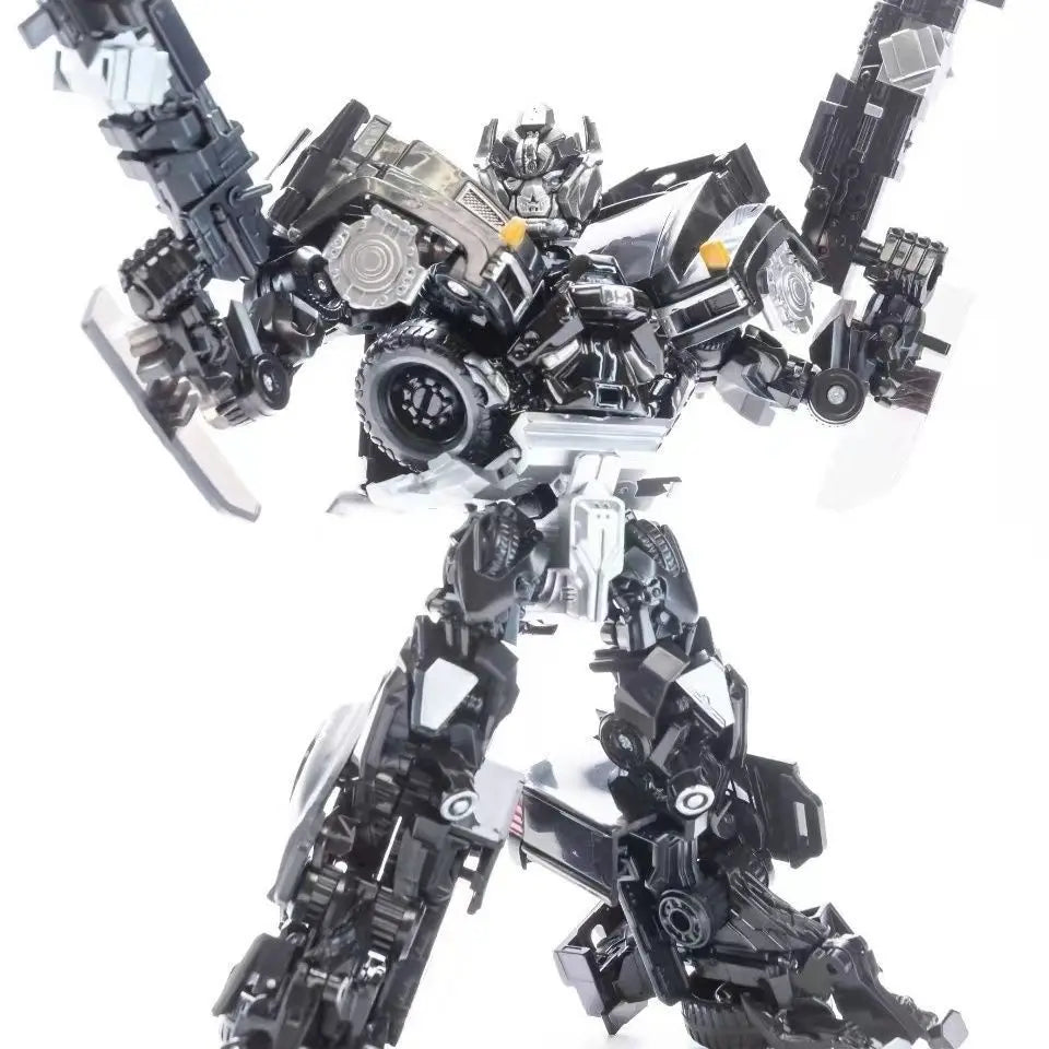 Figurka Transformers Ironhide Weapon Master — Srebrne wykończenie, edycja Pionier