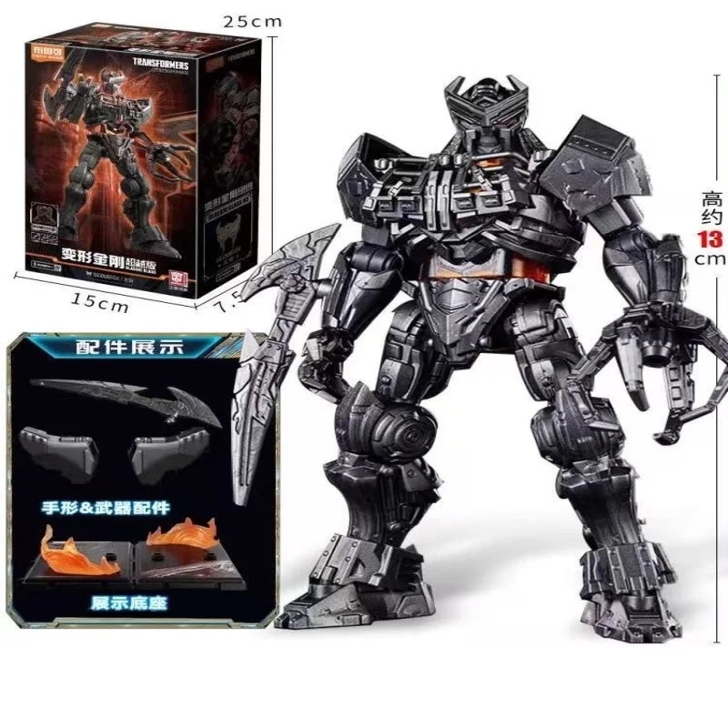 Figurka Transformers Scourge z kolosalnym ostrzem — szara wersja, zestaw z kartą techniczną