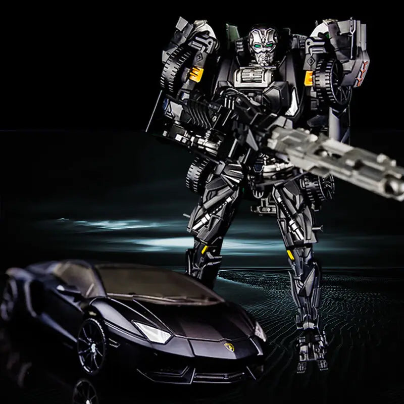 Figurka Transformers Lockdown Aventador — Czarny łowca o sylwetce Lamborghini