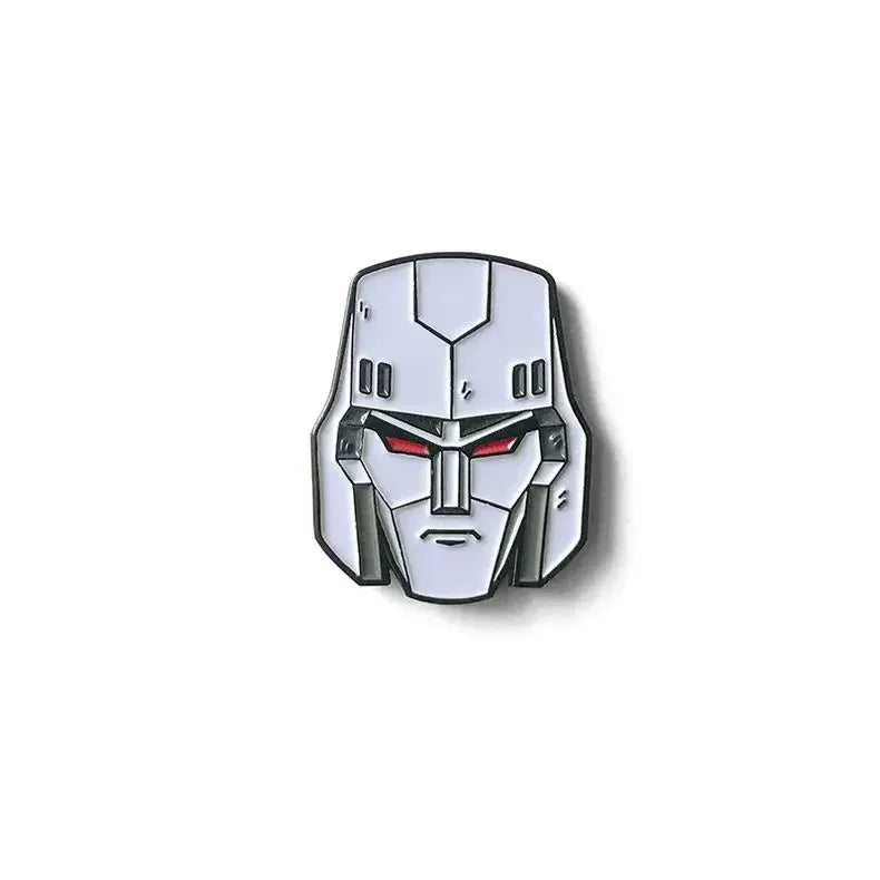 Przypinka Transformers Soundwave w szarej wersji — Broszka do plecaka