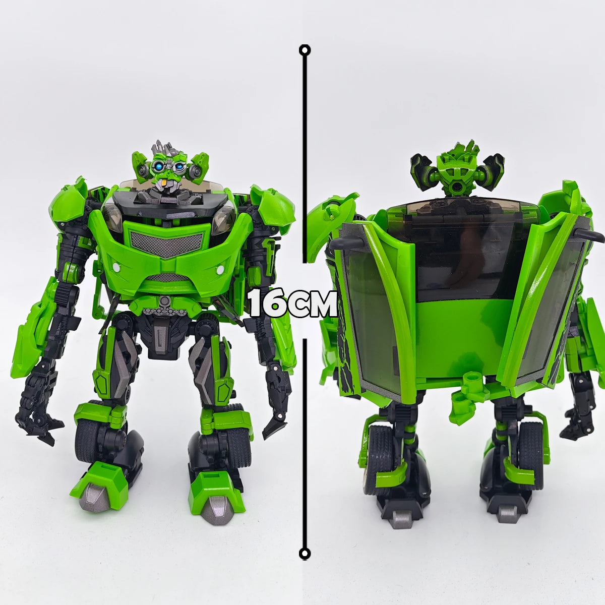 Figurki Transformers Skids i Mudflap — zielony duet bliźniaków Dumb Unique Toys