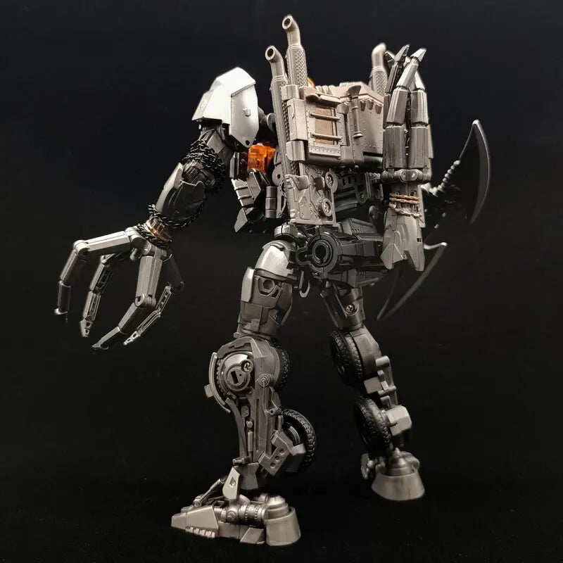 Figurka Transformers Scourge z mieczem w świetle TW1031 — Chromowana walka w trybie naczepy