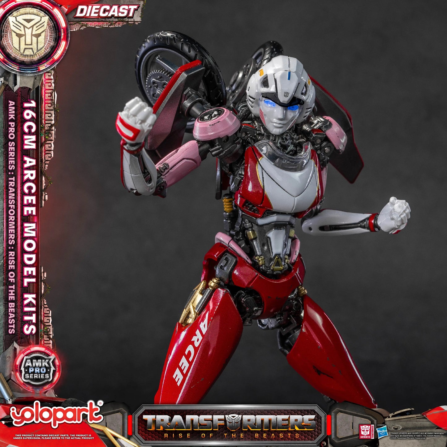 Figurka Transformers Arcee 16cm — zestaw AMK Pro Rise of the Beasts