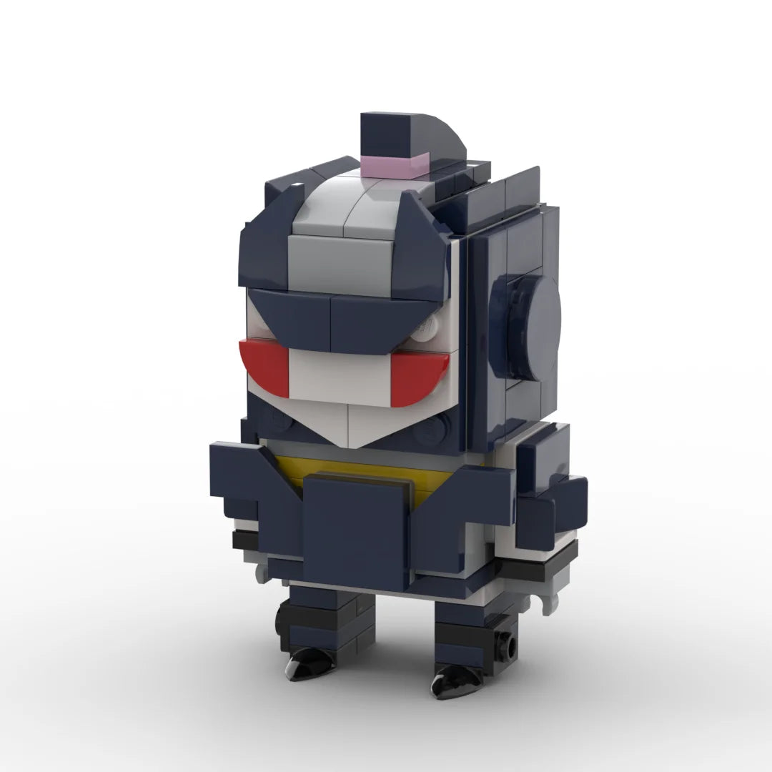 Figurka Transformers Vos w wersji IDW — Mały szary robot z klocków, lotnik