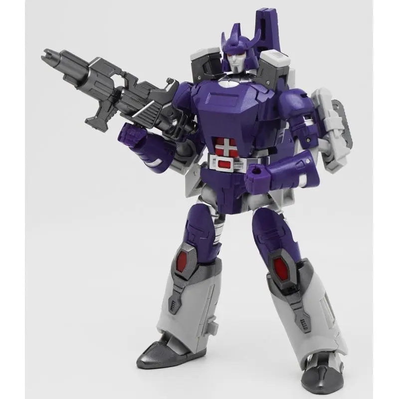 Figurka Transformers Galvatron G1 Goleatron — mały fioletowy model z wbudowanym działem