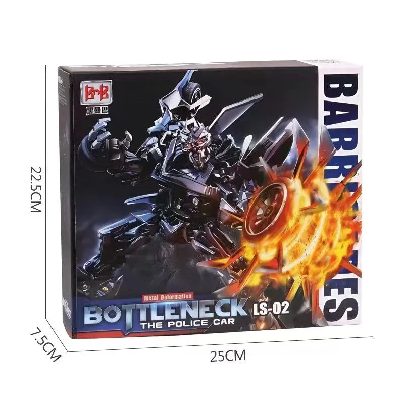 Figurka Transformers Barricade LS02 — czarny radiowóz w trybie bojowym
