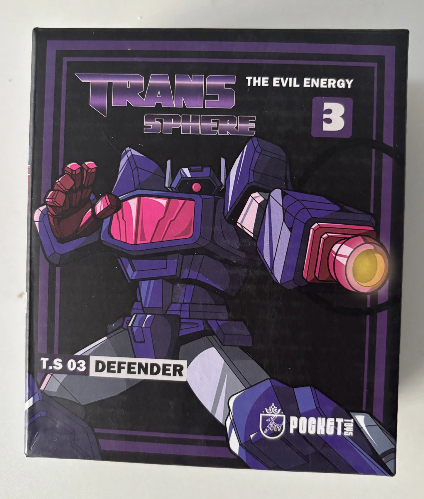 Figurka Transformers Shockwave PT-03 — mały pistolet laserowy G1