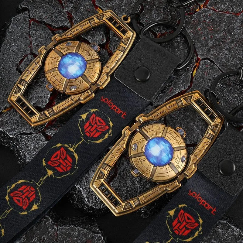 Brelok Transformers Matrix Optimusa Prime’a — Premiumowa metalowa zawieszka o skalistej fakturze