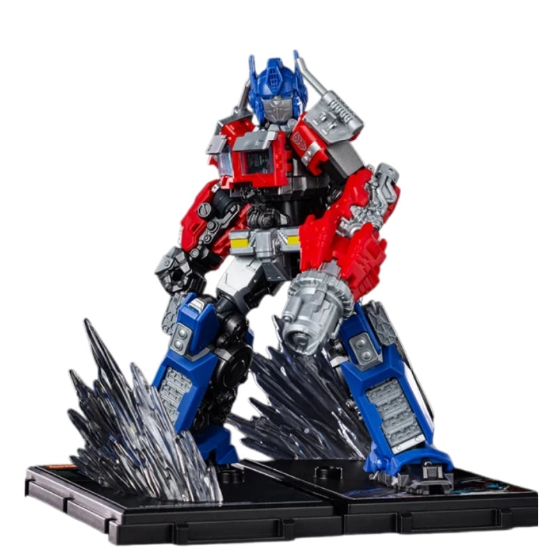 Klasyczna figurka Transformers Optimus Prime — Czerwono-niebieski klocek, miecz w blasku