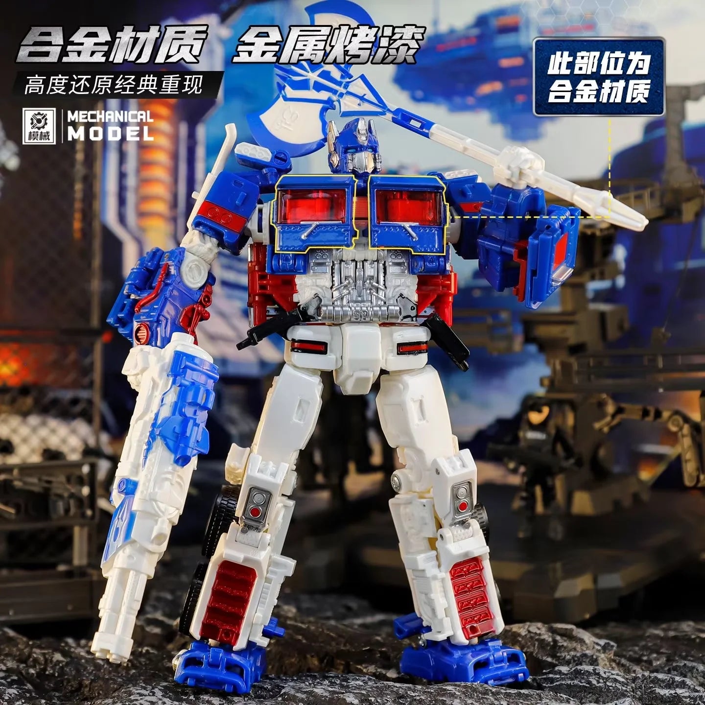 Figurka Transformers Ultra Magnus MX001 — Autobot Voyager z ruchomymi elementami, KO SS38