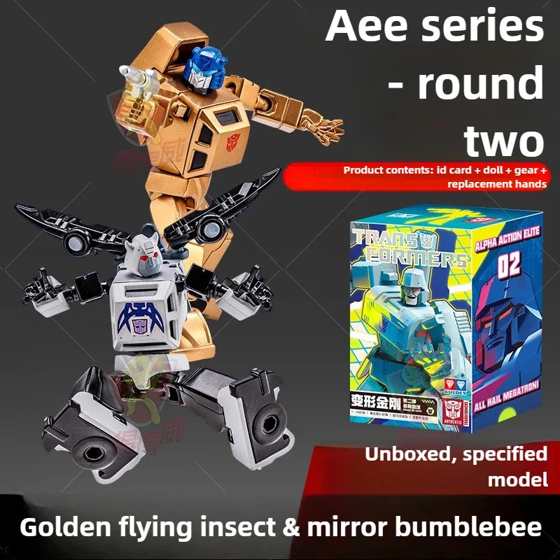 Duet figurek Transformers: złoty Insecticon i chromowany Bumblebee — Edycja specjalna AAE