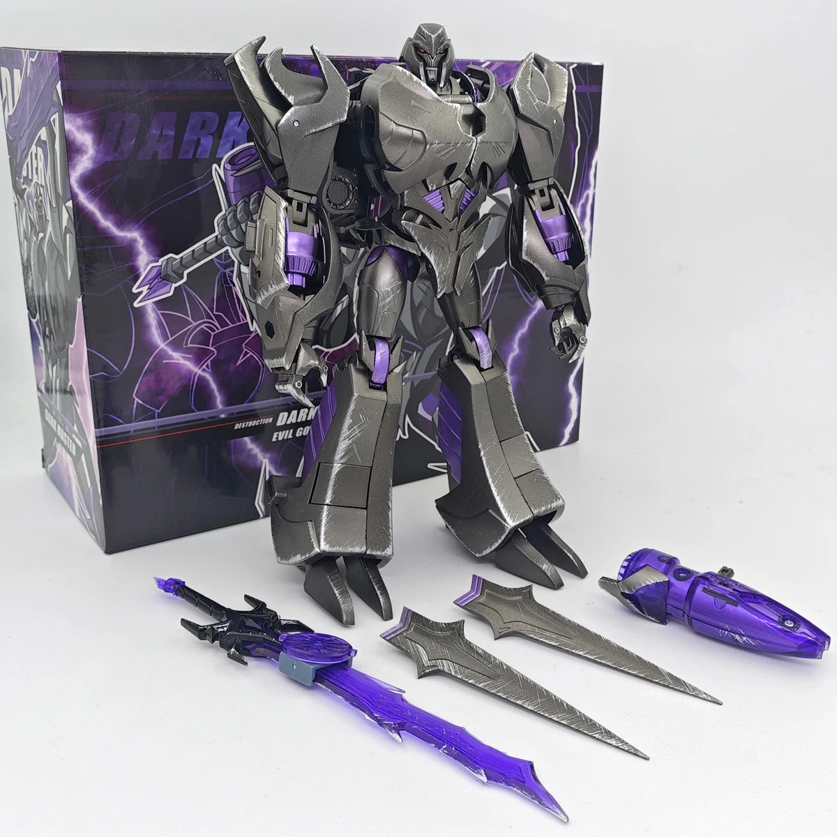 Figurka Transformers Megatron Dark Master APC — uszkodzona w walce wersja Prime