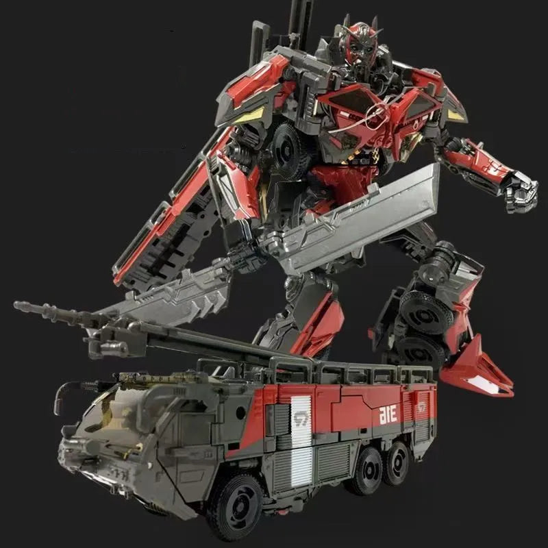 Figurka Transformers Sentinel Prime — transformowalny wóz strażacki