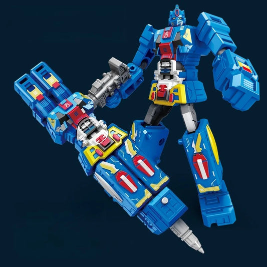 Zabawka Transformers 2 w 1 — niebieski długopis