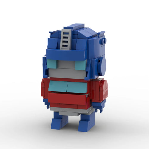 Figurka Transformers Orion Pax chibi — czerwono-niebieskie popiersie prekursora w formie klocka
