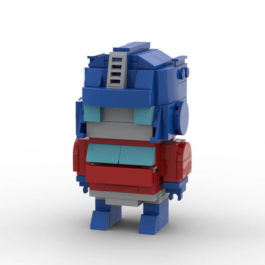 Figurka Transformers Orion Pax chibi — czerwono-niebieskie popiersie prekursora w formie klocka