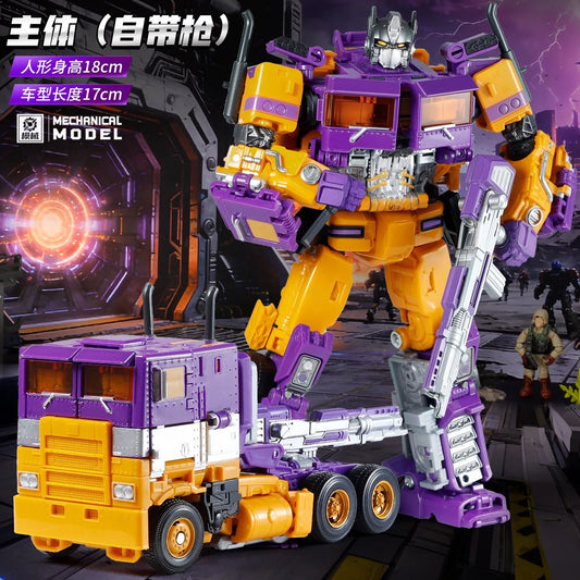 Figurka Transformers Ultra Magnus MX001 — kolorowa wersja Lakers z ruchomymi elementami