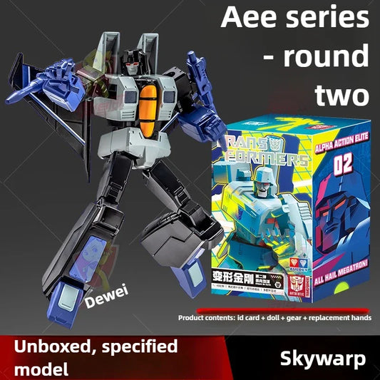 Figurka Transformers Skywarp w chromowanej wersji — Teleportujący Seeker, seria Blind Box AAE