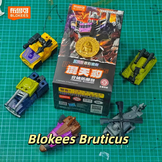 Figurine Transformers Bruticus Blokees — Blind Box Combineur Miniature Cinq Pièces