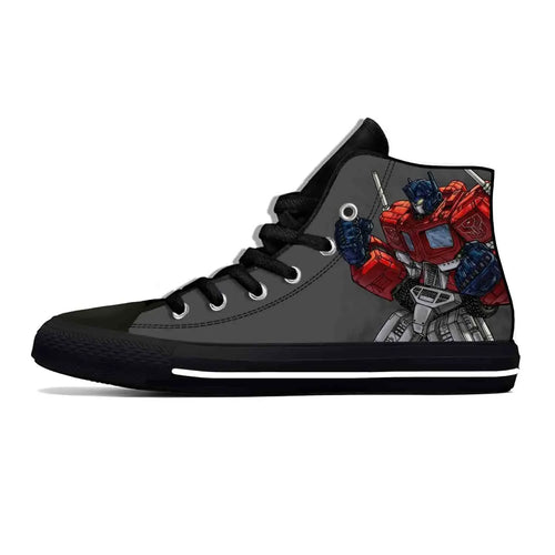 Czarne wysokie trampki Transformers – Prime