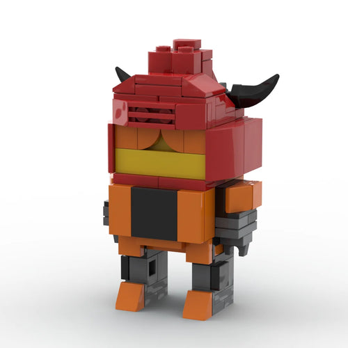 Figurka Transformers Tantrum — czerwono-brązowy klocek, byk Predatora