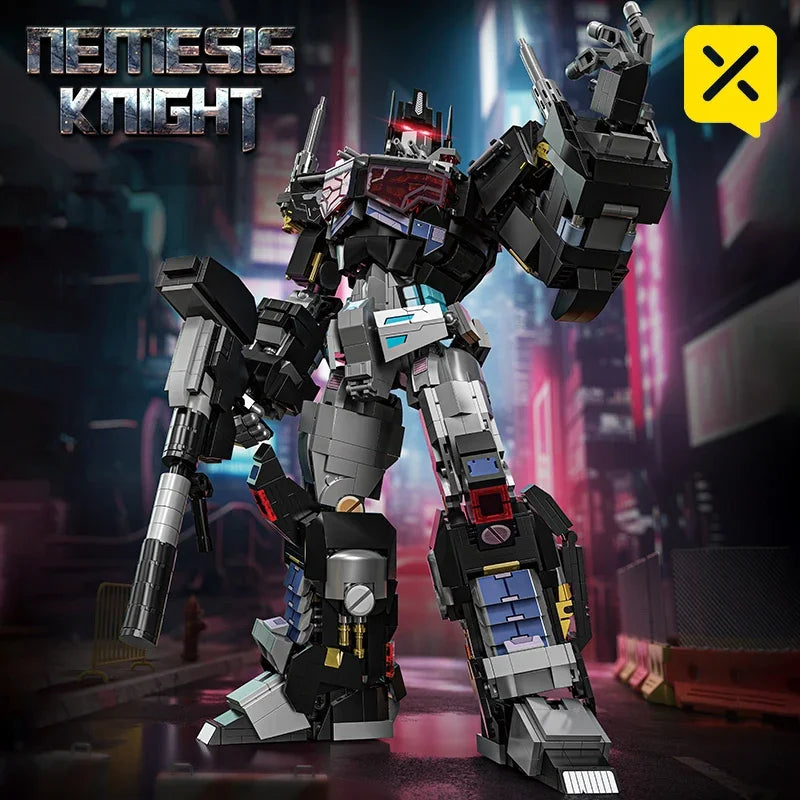 Klocki Transformers Nemesis Knight — konstrukcja mrocznego Optimusa Prime'a, 1886 elementów