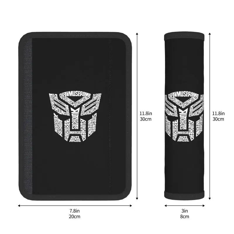 Pasek Transformers — Autoboty, szara miejska typografia