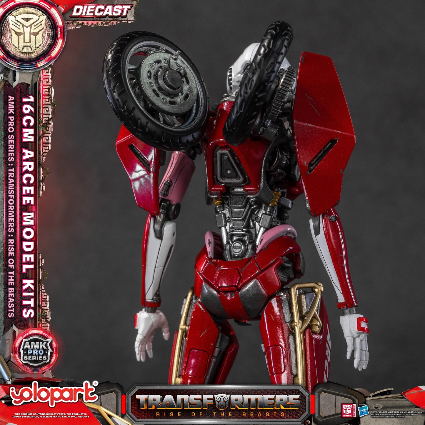 Figurka Transformers Arcee 16cm — zestaw AMK Pro Rise of the Beasts