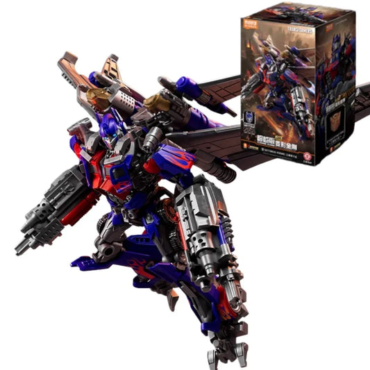 Figurka Transformers Optimus Prime z plecakiem skrzydłowym — Czerwono-niebieski klocek, zestaw do lotu Blitzwing