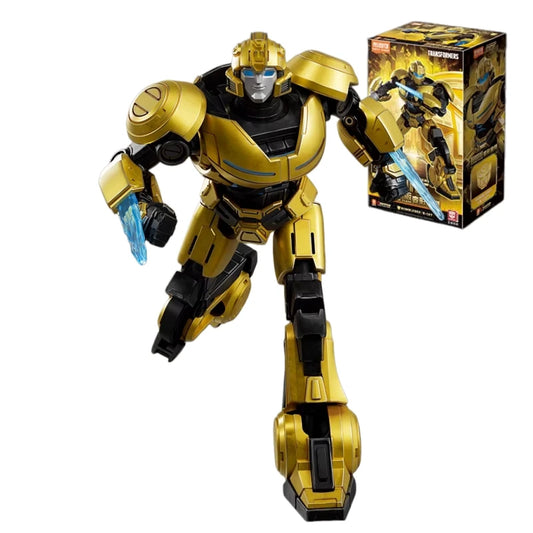 Figurka Transformers Bumblebee Origine ONE Blitzwing — żółty klocek, robot-pionier