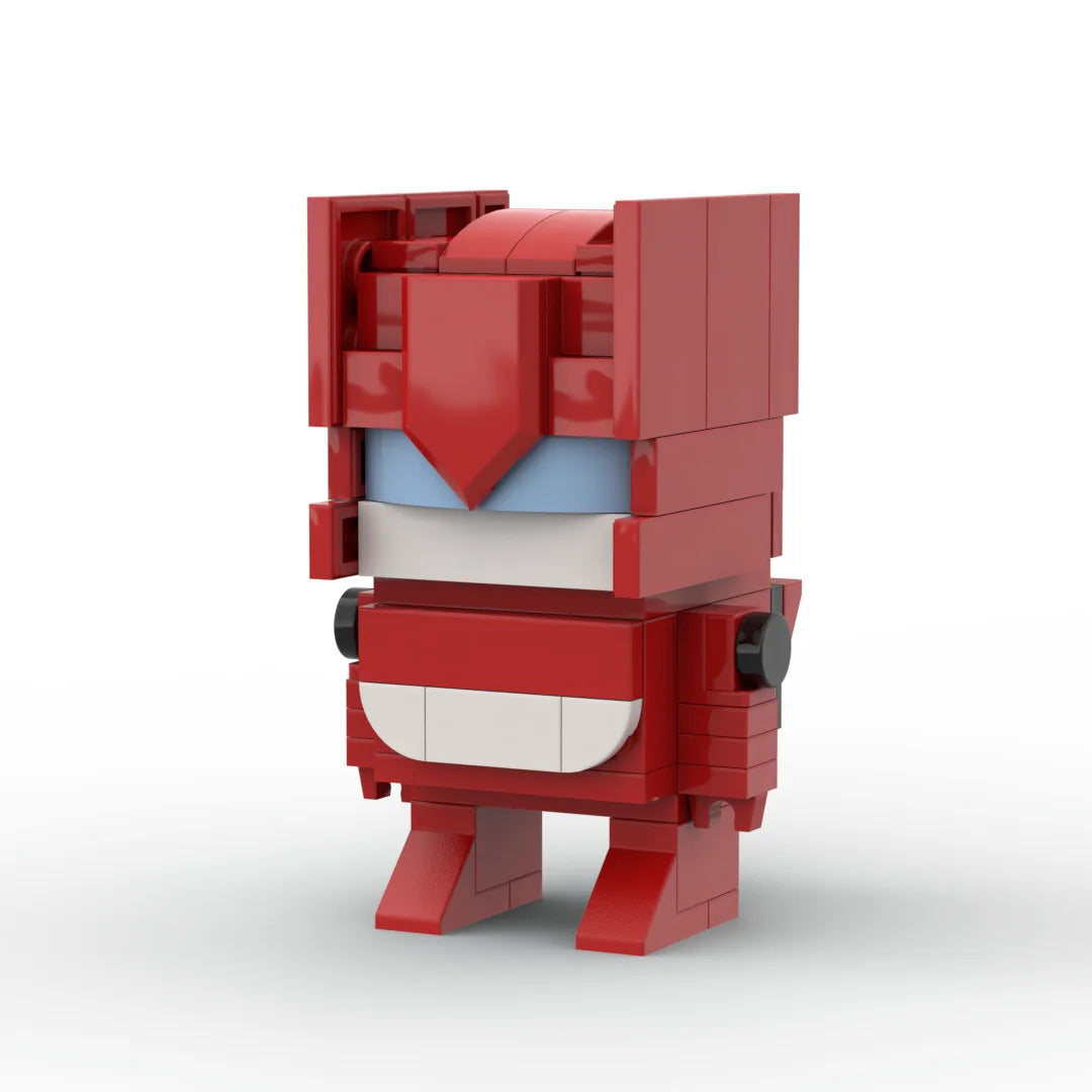Figurka Transformers Lightspeed — czerwono-różowy klocek, szybki Technobot