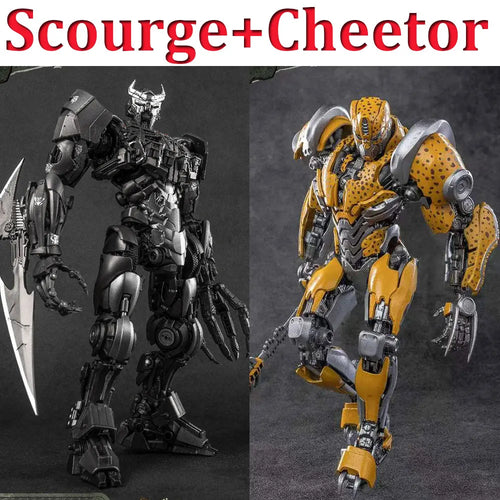 Zestaw 2 figurek Transformers Scourge i Cheetor — Drapieżne polowanie AMK