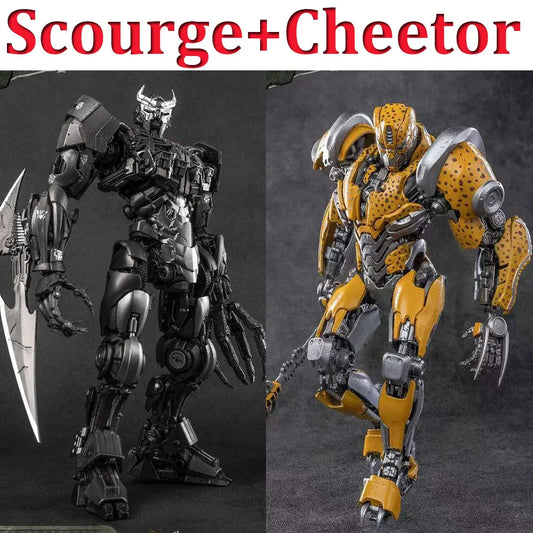 Zestaw 2 figurek Transformers Scourge i Cheetor — Drapieżne polowanie AMK