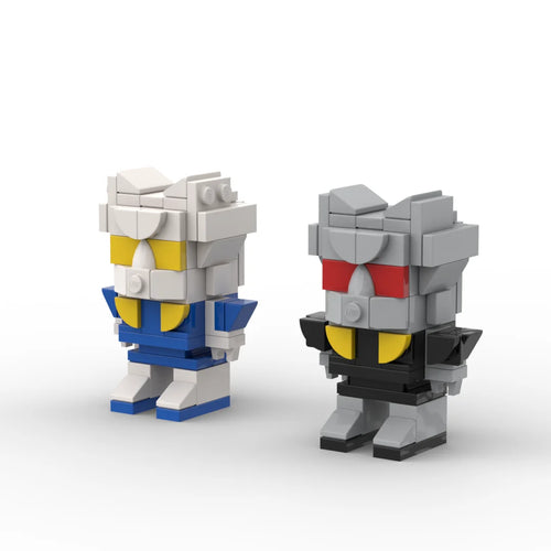 Duet figurek Transformers Rewind i Eject — Miniaturowe kasety Autobotów z klocków