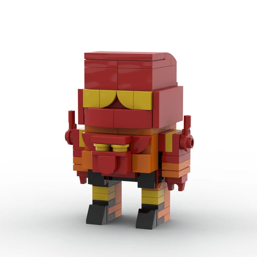 Figurka Transformers Rampage — Kompaktowy czerwono-ochrowy klocek, drapieżnik