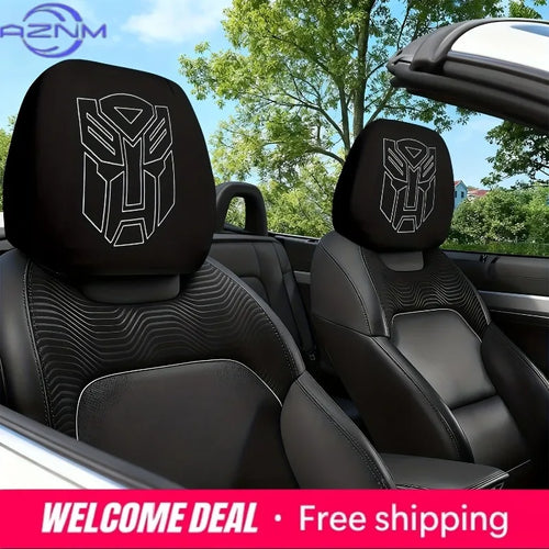 Pokrowce na zagłówki Transformers Autobot — Zestaw 2 osłon na fotele samochodowe