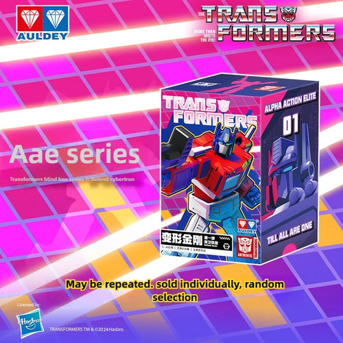 Pudełko-niespodzianka Transformers Alpha Action Elite — 1. zestaw losowej figurki