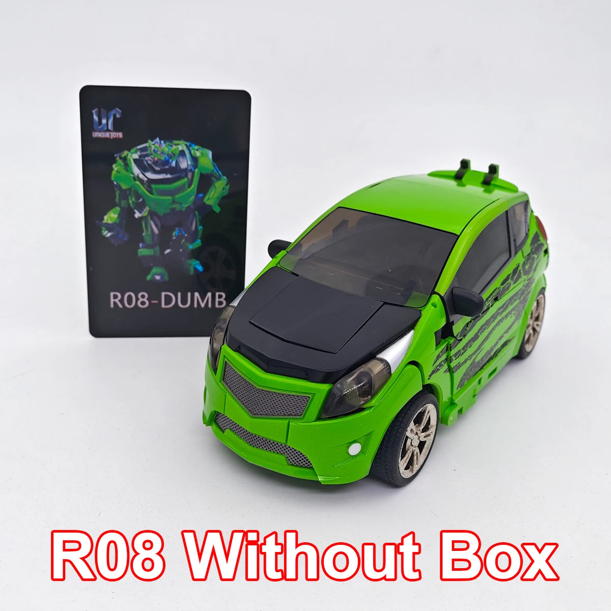 Figurki Transformers Skids i Mudflap — zielony duet bliźniaków Dumb Unique Toys
