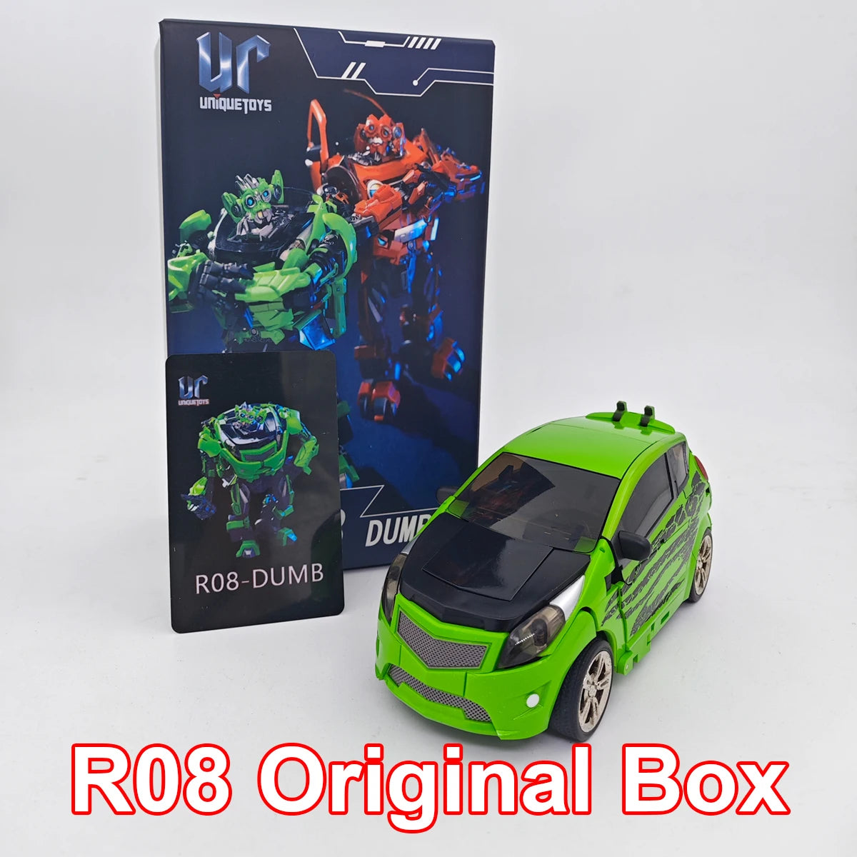 Figurki Transformers Skids i Mudflap — zielony duet bliźniaków Dumb Unique Toys