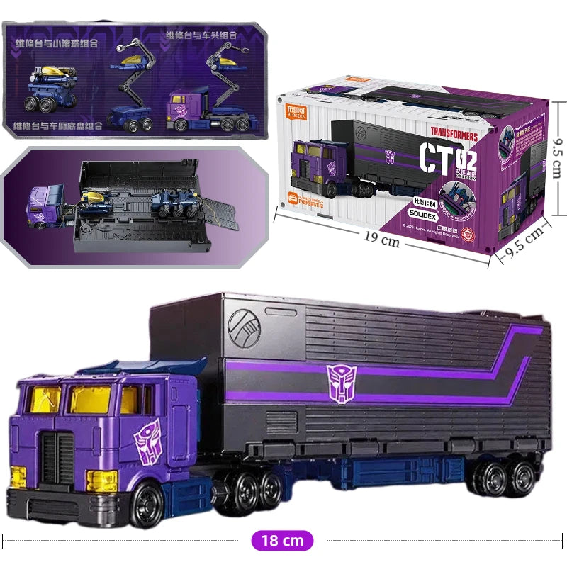 Figurka Transformers Motormaster, Mroczny Konwój — Fioletowa kabina, edycja CT02 Stunticon