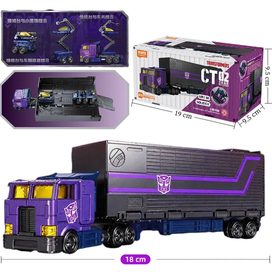 Figurka Transformers Motormaster, Mroczny Konwój — Fioletowa kabina, edycja CT02 Stunticon