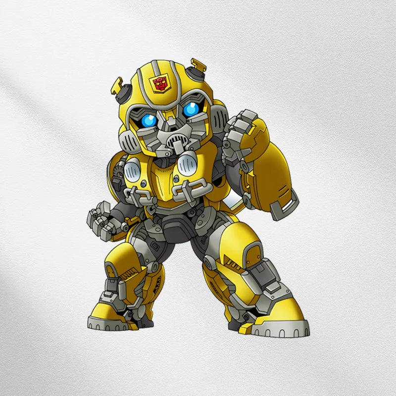 Naklejka Transformers Bumblebee UV — Trójkątna naklejka na szybę samochodową
